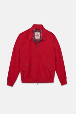 ☆牛革使用 裏地チェック柄 バラクータ BARACUTA スタジャン ウール